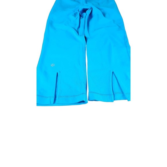 Lululemon Women's Blue Elastic Waist Athletic‎ Crop Activewear Pants Size 4 - Picture 5 of 8